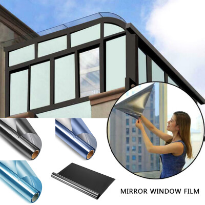 

Willstar One Way Mirror Reflective Home Window Film Privacy Glass Solar Tint Foil Sticker