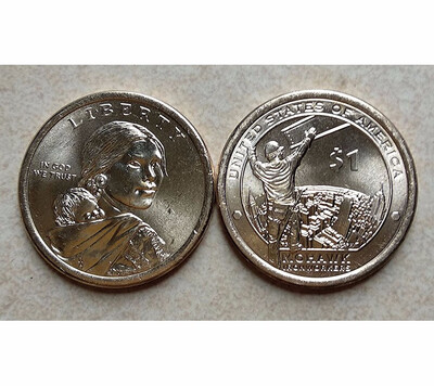 

25mm UNITED STATES OF AMERICA MOHAWK COINS