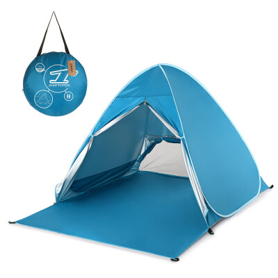 

Willstar Anti-UV Portable Pop Up Beach Tent Sun Shelter Outdoor Camping Shade Hiking Tent-Blue