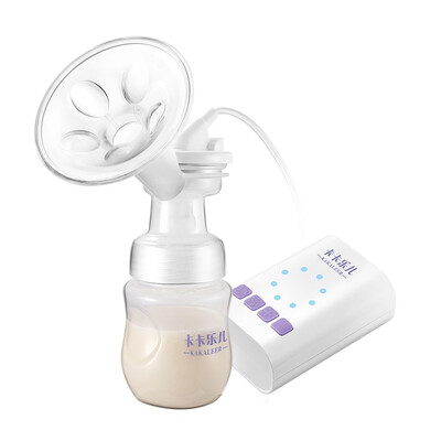 

KAKALEER Mom care USB Electric Silicone Breast Milk Feeding Pump with Rechargable battery