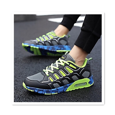 

2018 new spring&summer mesh light breathable outdoor hiking shoes mens non-slip walking shoes amphibious shoes