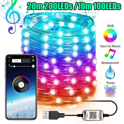 

Willstar 2M USB LED String Lights for Xmas Garland Party Wedding Decoration Christmas Tree Flasher Fairy Lights