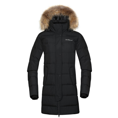 

NORTHLAND down jacket 2018 autumn&winter Ruiyi womens one-piece woven down jacket black female 16084A  code