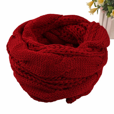 

Guttavalli Women Ladies Winter Knitted Ring Shawl Crochet Snood Tube Loop Scarf Solid Stripes Geometric Warm Infinity Soft Wraps