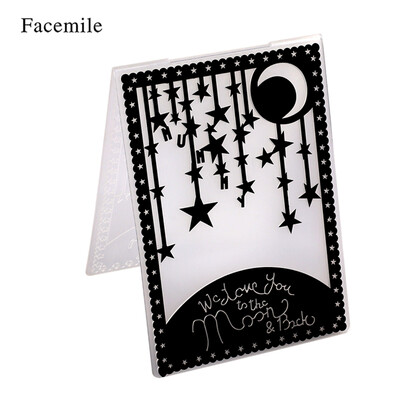 

1PCS Decorative Frame Embossing Folder Plastic Template Textured Impressions for Scrapbooking Photo Card Craft Making Cake Decorat