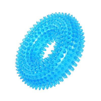 

Willstar 1PC 448156 inch Dog Squeaky Chew Toys Bite Resistant Pet Chew Tooth Cleaning Ring Toy