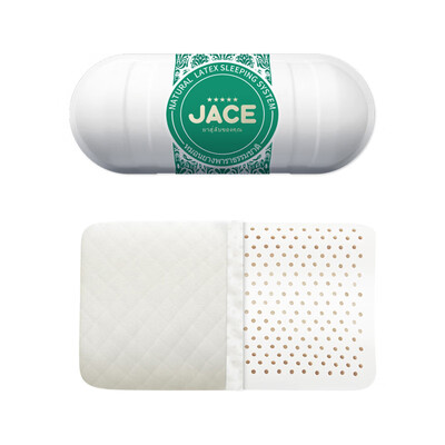 

JaCe Thailand imported natural latex pillow bread type adult cervical pillow Tara ray craft latex pillow