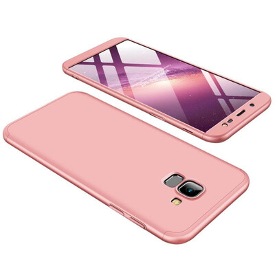 

MOONCASE Samsung J6 2018 three-section all-inclusive shield - pink