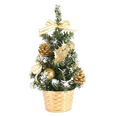 

20cm-40cm Mini Christmas Trees Xmas Decorations A Small Pine Tree Placed on Desktop Christmas Festival Ornaments Ship From USA