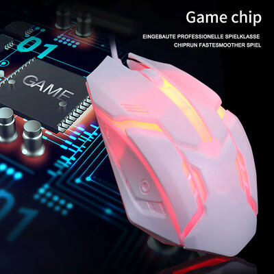 

Willstar Gaming Mouse S1 7 Color LED Backlight Gaming Mouse USB Interface Laptop Flank Mouse Ergonomic Gaming Mouse
