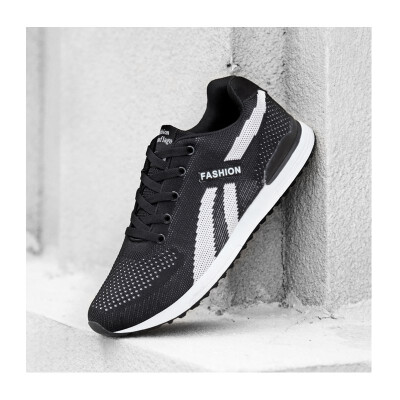 

2018 new style new casual mens shoes fly woven mesh face youth sports shoes couple students wild lightweight running shoes