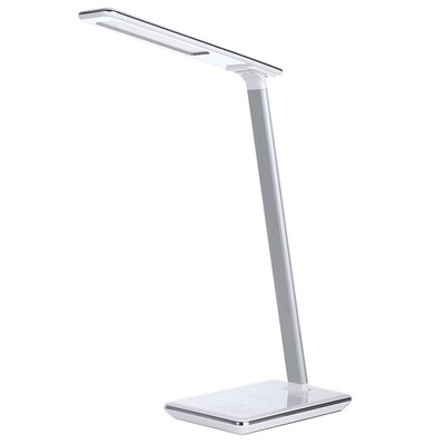 

WD102 Folding Eye Protection LED Desk Lamp with Qi Wireless Desktop Charger USB Output