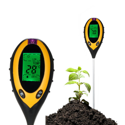 

Soil Tester PH Sunlight Moisture Temperature Meter Garden Soil Tool