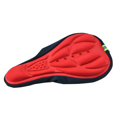 

Outdoor 3D Gel Silicone Bike Bicycle Soft Comfort Saddle Cushion Seat Pad Cover Red