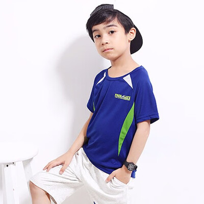 

Children into boys 2018 summer wear speed dry running jacket cuhk childrens short-sleeved t-shirts