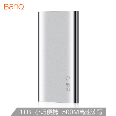 

Banq 1TB Type-c USB31 Mobile Hard Drive Solid State PSSD X60 Series Read Speed Up to 500MBs Compact&Portable High Speed Transmission Shockproof&Dropproof