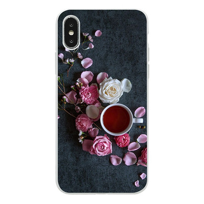 

TPU Soft Phone Case for Huawei Y3 2018 Huawei Y3 2017 Back Cover Rose butterfly flower cat dog style