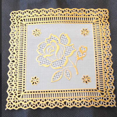 

10pcs Lace Flower Drink Coaster Tea Coffee Cup Mat Table Decor Bottle Tableware