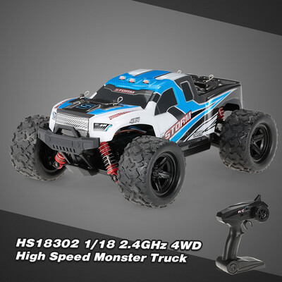 

Linxtech HS18302 118 24GHz 4WD 36kmh High Speed Monster Truck Buggy RC Off-Road Racing Car Vehicle Kids Toy Gift