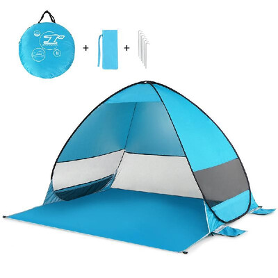 

2019 New Automatic Pop Up Beach Tent Cabana Portable UPF 50 Sun Shelter Camping Fishing Hiking Canopy
