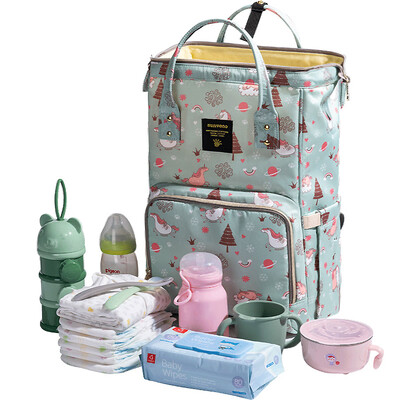 

Sammi baby Mummy bag multi-function large capacity backpack mother bag dream sky