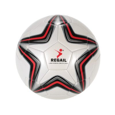 

Five-point Star PU Inflatable Football Durable Synthetic Leather Soft Touch Soccer for Younger Teenager Game Soccer Training