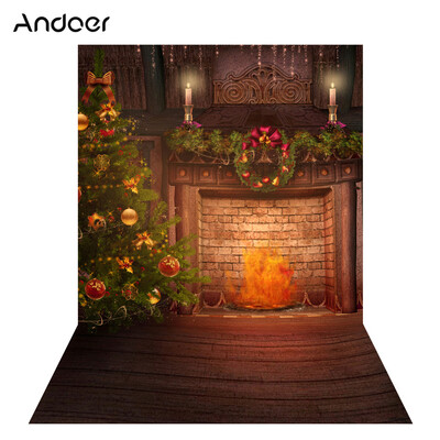

Andoer 15 2m Photography Background Backdrop Digital Printing Christmas Tree Gift Pattern for Photo Studio