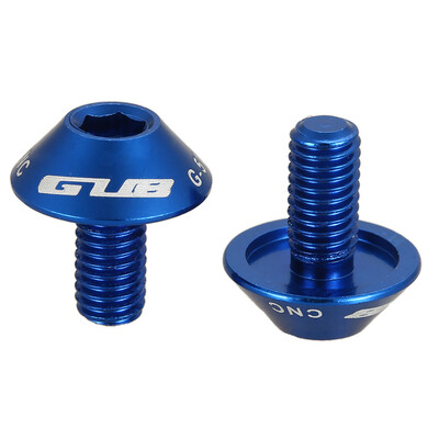 

GUB 1 Pair Bike Bottle Cage Screws M5x12mm Lightweight Aluminum Alloy Bottle Holder Bolt for MTB Bike Bicycle Water Bottle Rack