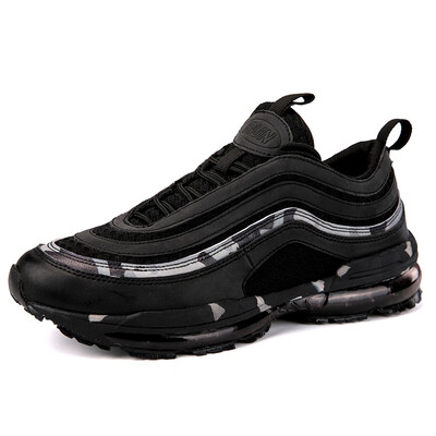

New 2019 mens casual shoes trend sports shoes reflective PU full palm cushion comfortable outdoor shoes