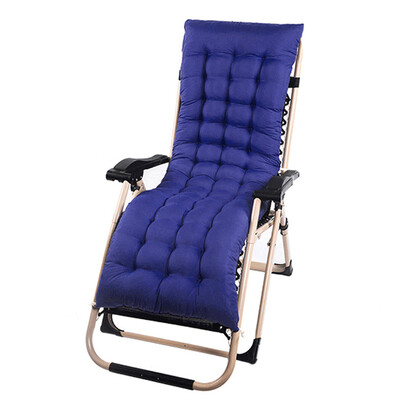 

Willstar 1pcs Garden Sun Lounger Cushion Outdoor Pool Sun Seat Pad-navy blue