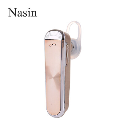 

Nasin Q3 Business Mobile Bluetooth Wireless earphone 41 Bluetooth Metallic Headphones for xiomi iphone huawei samsung