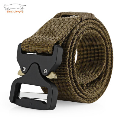 

EDCGEAR Tactical Belt Military Webbing Rigger Web Strap with Quick Release Buckle