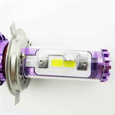 

H4 B2 2PCS Led Cob LED Chip Car Headlamp 30W 6500k White Light 6000LM Car Bulb Fog Light