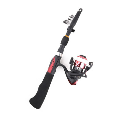 

HENG JIA 16m Fishing Pole Light Weight Lure Spincast Beginner Portable Angling with Tackle Box Set Stretched Carbon Fishing Rod
