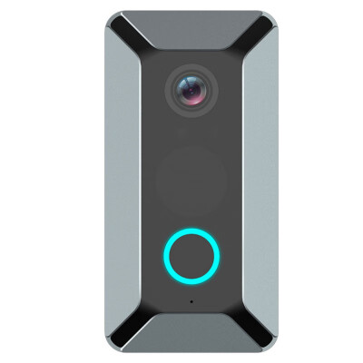 

V6 wifi Doorbell Smart Wireless 720P video camera Cloud storage door bell cam waterproof home security house bell Gray