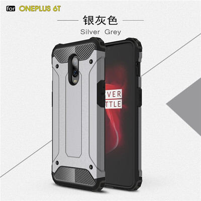 

Goowiiz Phone Case For OnePlus 6T King Kong Armor Fashion Bumper PC TPU Prevent falling