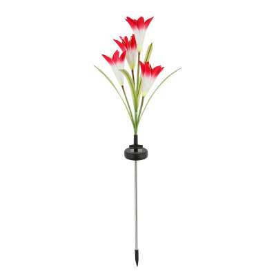 

Solar Garden Stake Lily Flower Multi-Color Changing LED Landscape Lighting Light