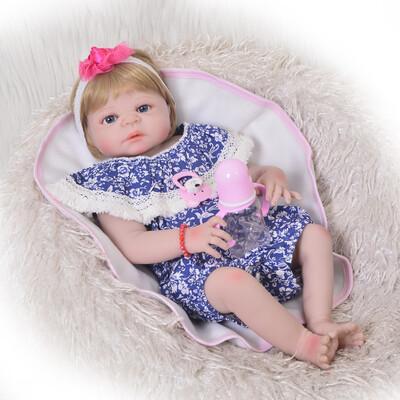 

Handmade 10 Inch Doll Reborn Full Silicone Reborn Dolls Realistic Mini Baby Girl Looking Sweet Princes