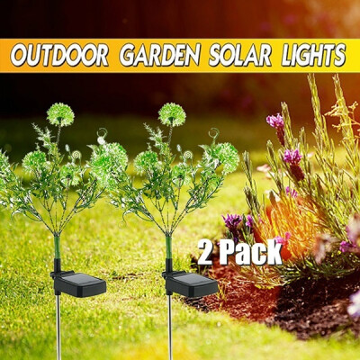 

Willstar Solar Lawn Lamp Outdoor Simulation Solar Dandelion Lamp Garden Villa Decorative Lamp Lawn lamp White