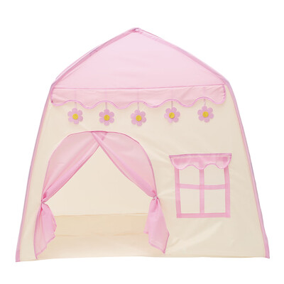 

Willstar Princess Castle Play Tent Large Kids Play House with Star Lights Girls Pink
