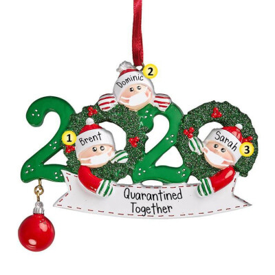 

Personalized Name Christmas Ornament Kit Family Adult Children Kid Gift Toy Xmas New Year Decorating Kit Creative