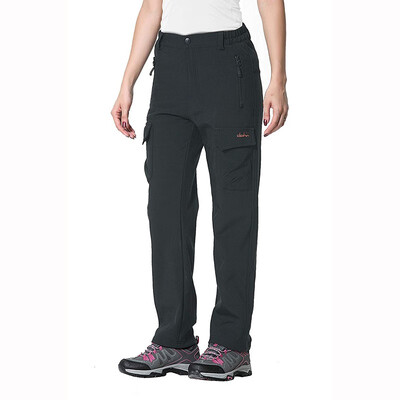 

Clothin Womens Hiking Ski Outdoor Pants Winter Snow Fleece Soft-Shell Warm Cargo Wrangler Work Pant