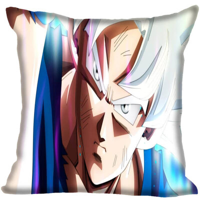 

Dragon Ball Pillow Cover Bedroom Home Office Decorative Pillowcase Square Zipper Pillow Cases Satin Fabric No Fade