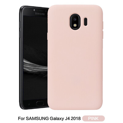 

Goowiiz Phone Case For Samsung Galaxy J4 2018J6 2018 European Fashion Simple Solid Color Ultrathin Soft TPU Back Cover