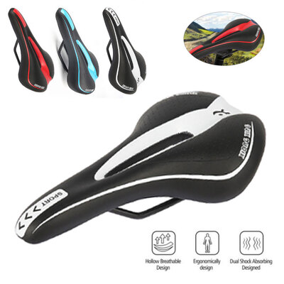 

Willstar MTB Bike Bicycle Saddle Saddle Road Mountain Sports Soft Cushion Gel Pa