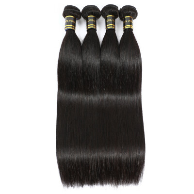 

Amazing Star Brazilian Virgin Hair Straight Hair 4 Bundles Human Hair Extensions Can Be Dyed&Bleached Natural Color