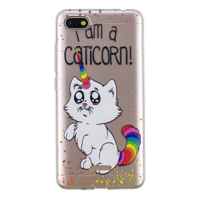 

MOONCASE Millet Red Rice 6A High Translucent TPU-Rainbow Cat