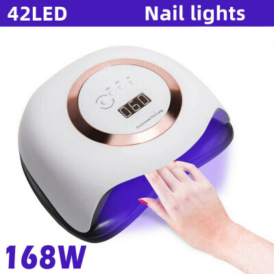 

Willstar 168W LCD Timer Sensor Light Induction Fast Drying UV Nail Lamp Phototherapy Machine