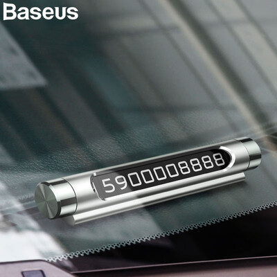 

Baseus Car parcking Number Holder Luminous Phone Number Plate auto accessories