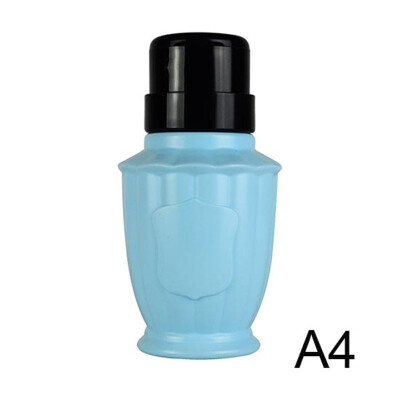 

A Type Empty Pump Dispenser Nail Tools Bottle for Liquid Alcohol Remover Cleaner Refillable Container 200ml